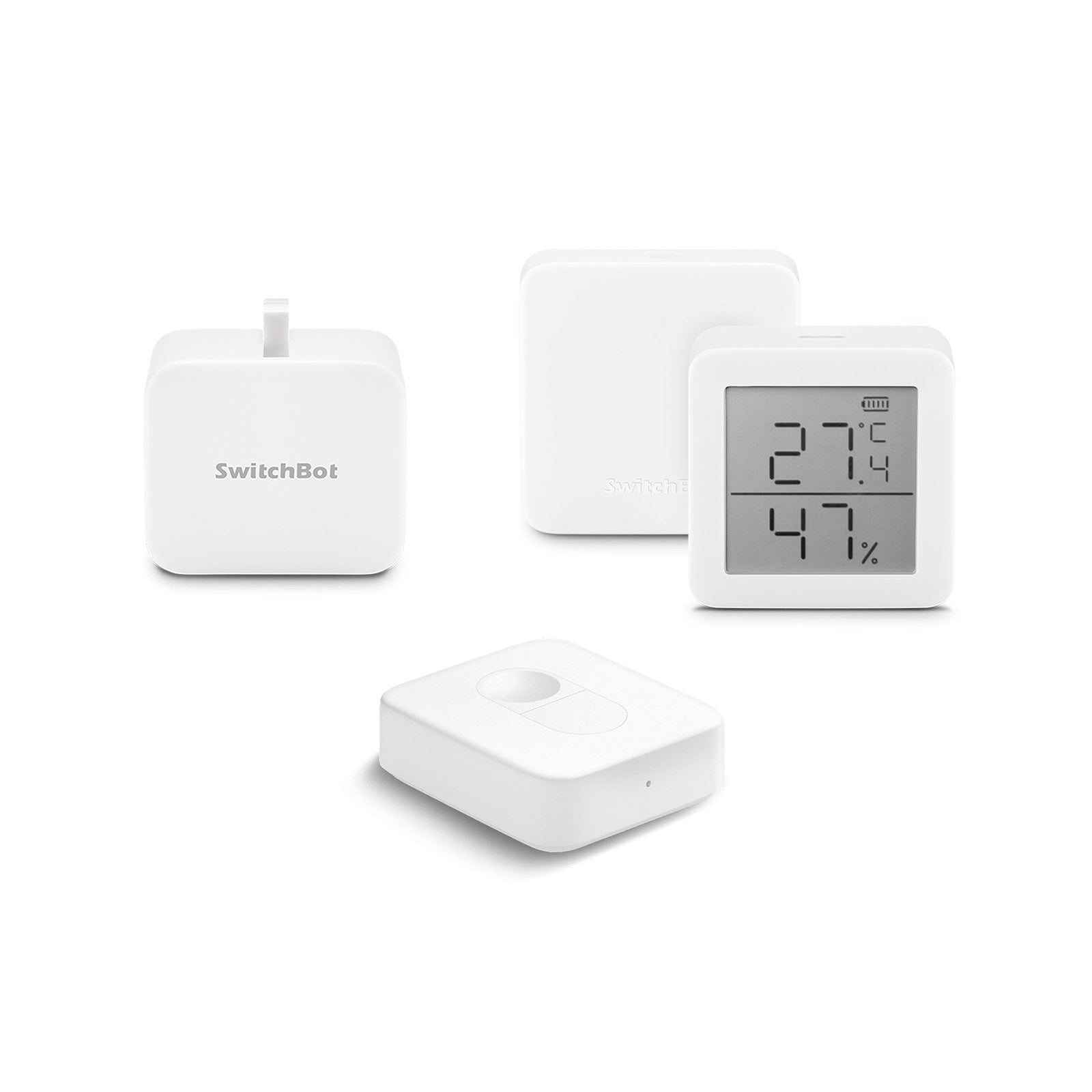 SwitchBotボットセット SWITCHBOT株式会社 白 ボット+ハブミニ+リモートボタン+温湿度計