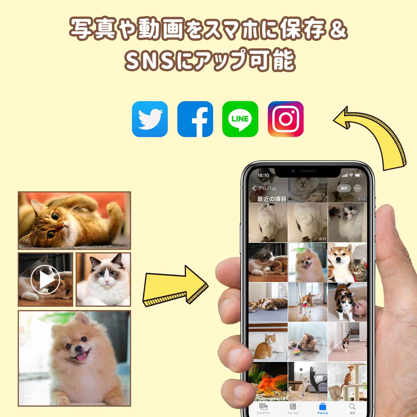 SwitchBot 見守りカメラ 3MP にゃんボット